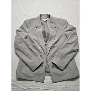 Nine West Women's Grey Blazer Suit Jacket Size L